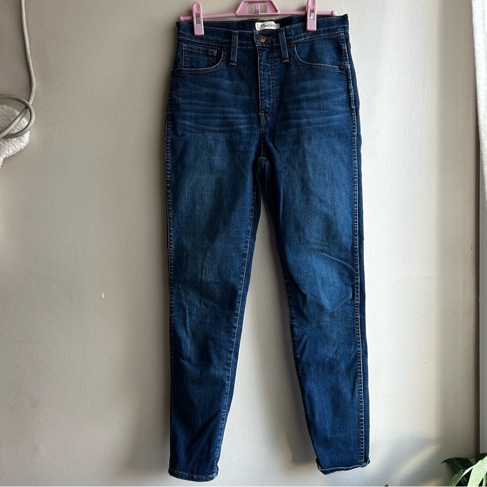 Madewell High Rise Dark Blue Jeans